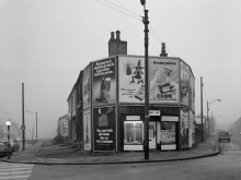 Chris Killip, Shopfronts, Huddersfield 1974