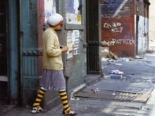Untitled, New York (knee socks), 1977