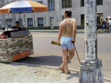 Untitled, New York (man in blue shorts), 1981