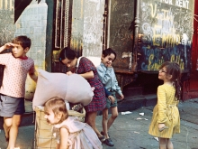 Untitled, New York (laundry bags and kids), 1972