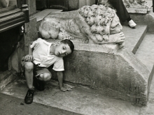 Untitled, New York (boy with lion)